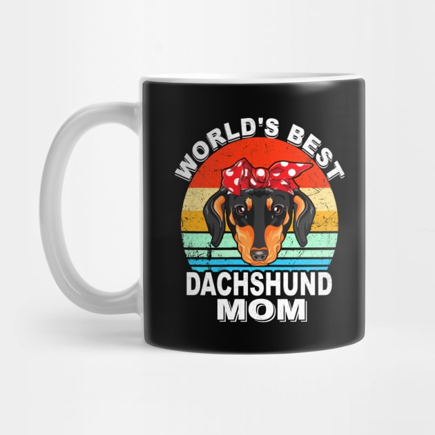 World's Best Dachshund Dad Vintage by Drakes